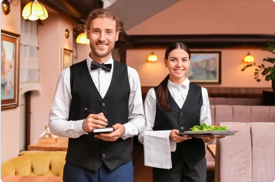 Professional waiter from Quick Placement