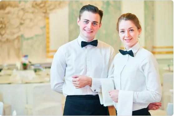 Professional waitstaff from Quick Placement