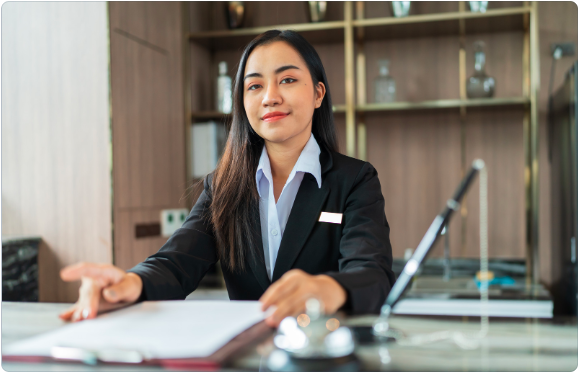 Hotel Receptionist Staff Agency