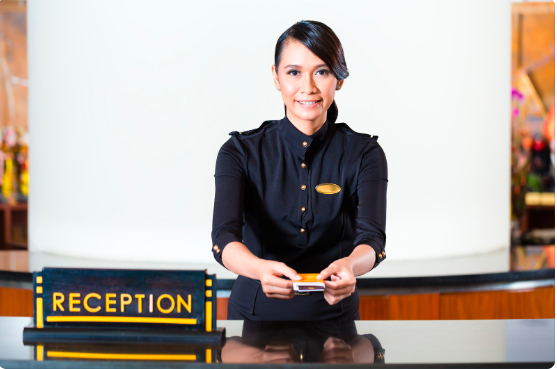 Hotel Receptionist Staff Agency