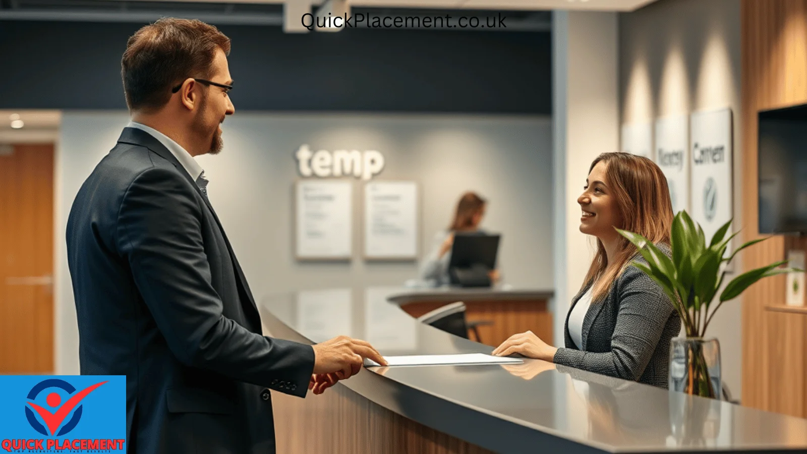 Quick Placement - Find Temp Agency Receptionist Jobs in Hackney Central