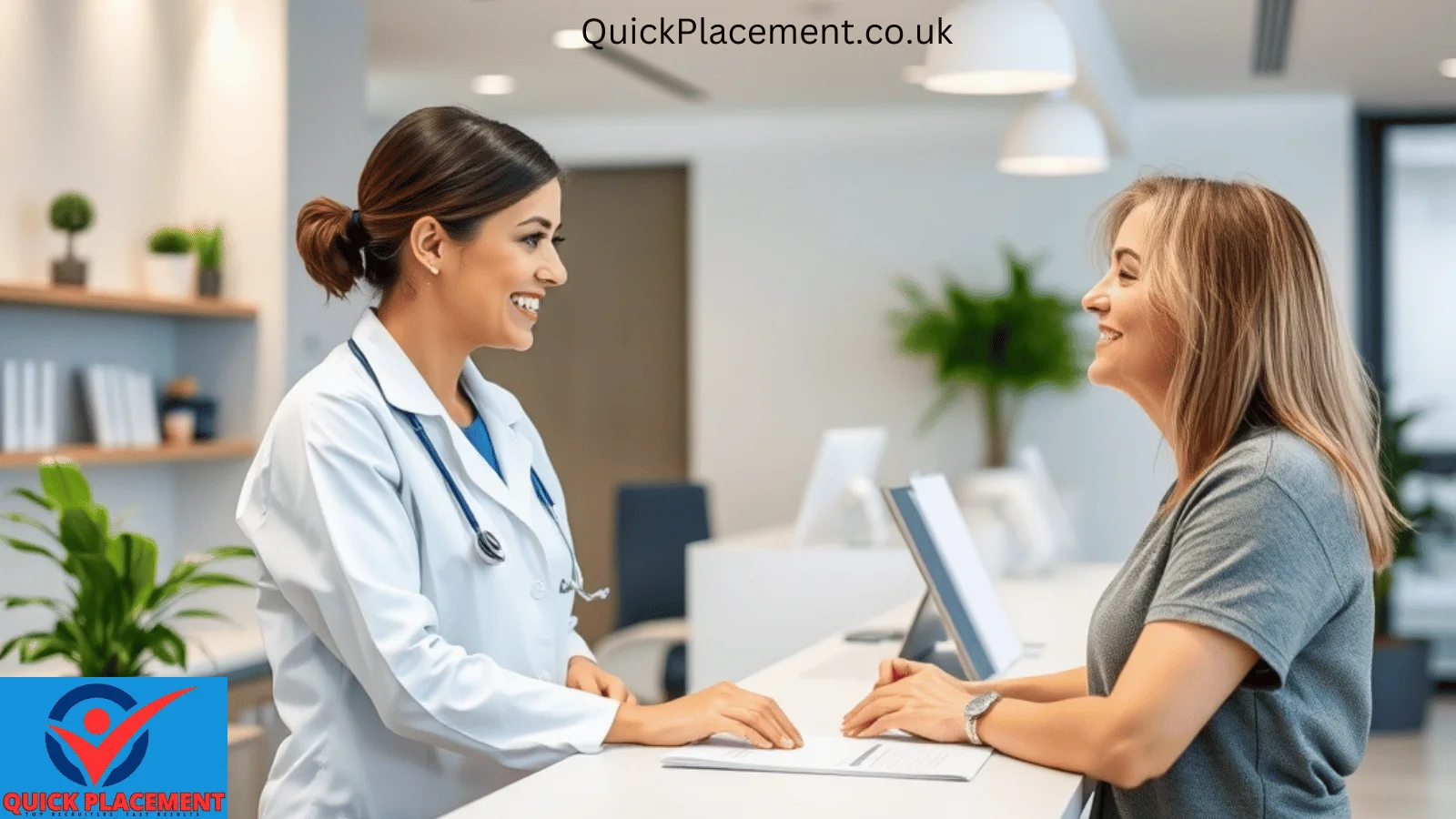 Receptionist at Front Desk