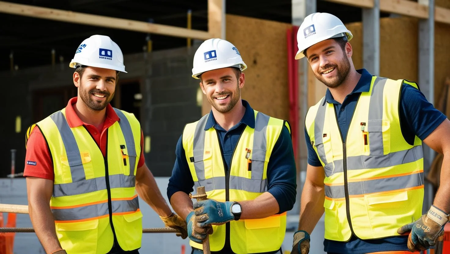 Demolition labourer at site